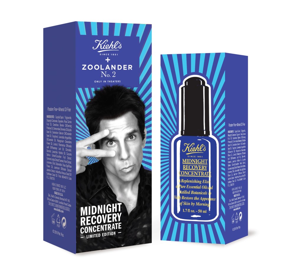Kiehl’s x Zoolander2 Limited Edition Midnight Recovery Concentrate