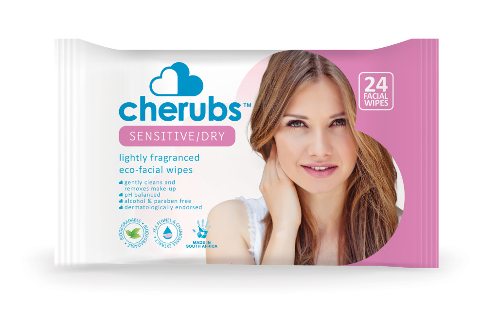 Cherubs Eco Facial Wipes for Sensitive Skin