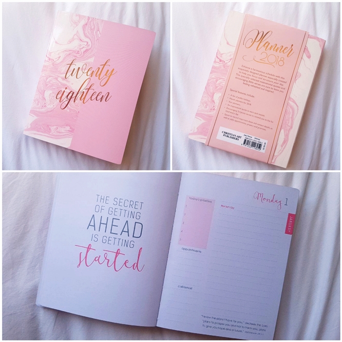 Christian Diary 2018 Pink